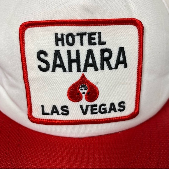 YR Vintage Sahara Hotel/Casino Las Vegas snap back Trucker hat. Circa 1980s - Picture 2 of 8